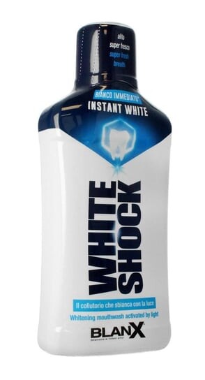 

Отбеливающий ополаскиватель для рта 500мл Blanx White Shock