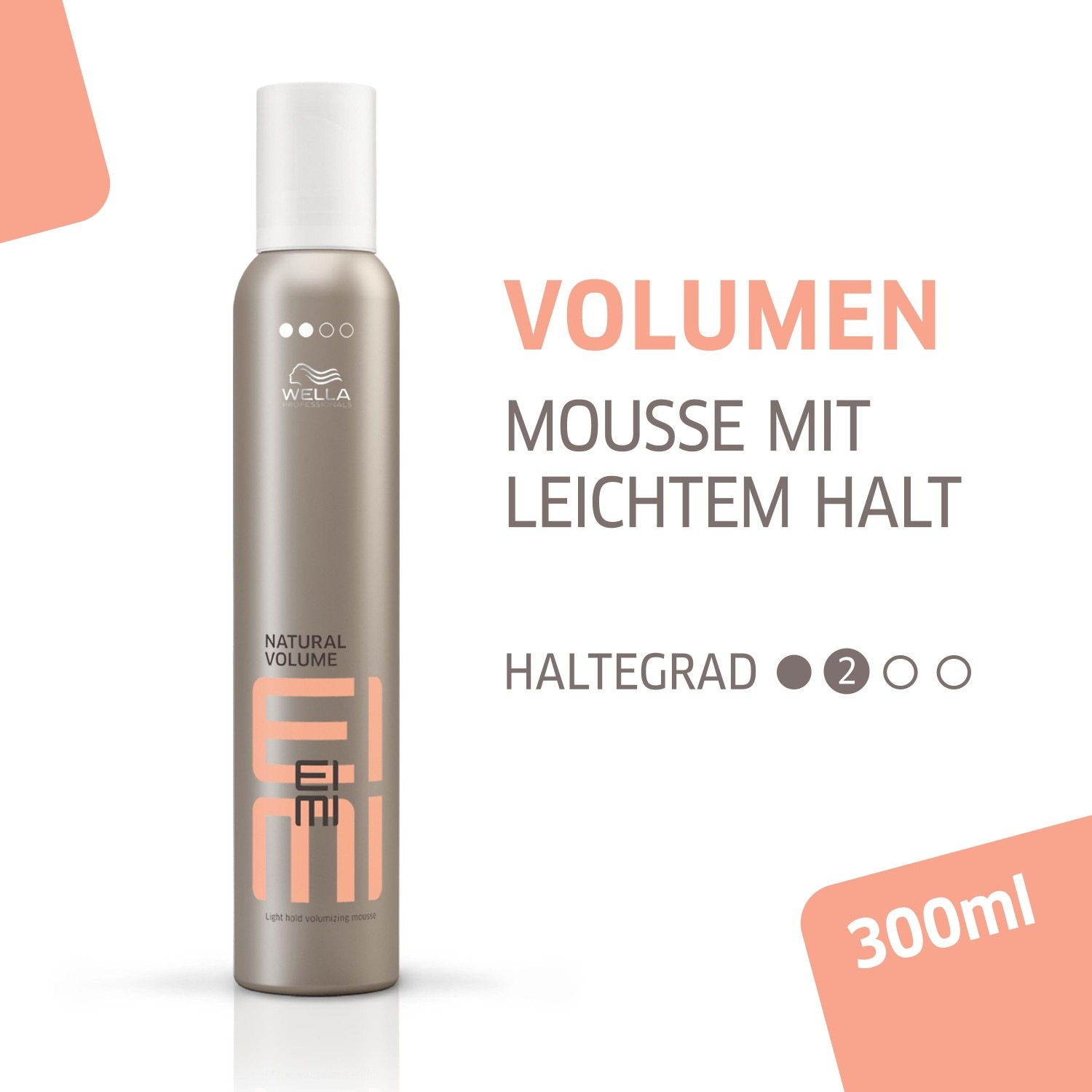 Мусс для волос eimi volume eimi natürliches volumen Wella Professionals, объем 300 мл — фото 2