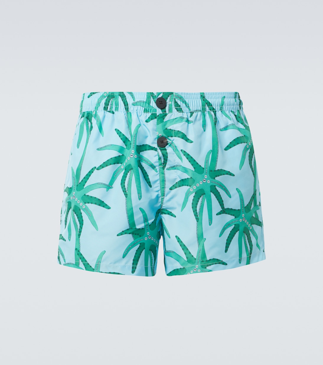 

Плавки с принтом Puntini Jacquemus, Print Palmtrees Star Blue