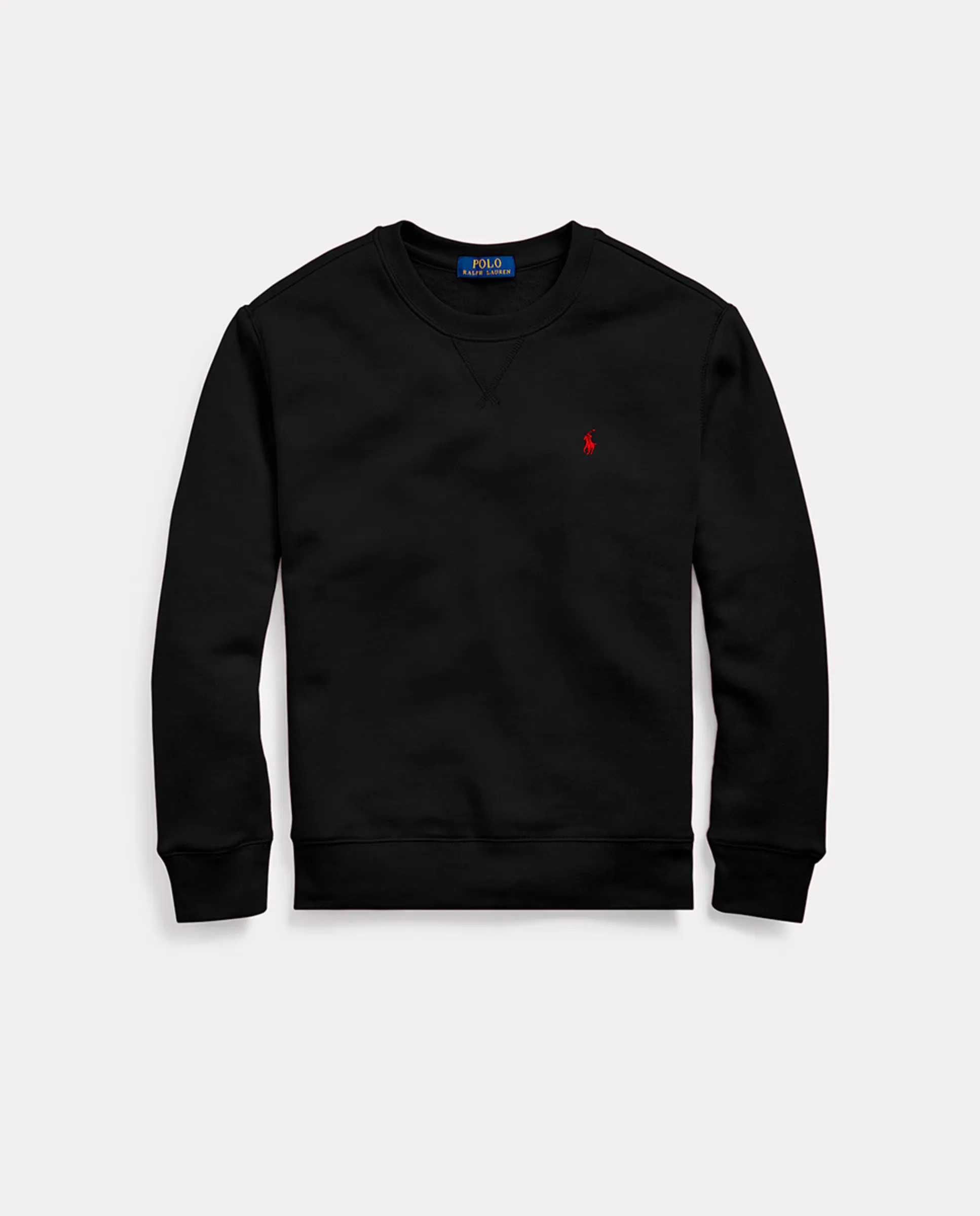 

Унисекс-толстовка из флиса с круглым вырезом Polo Ralph Lauren, черный
