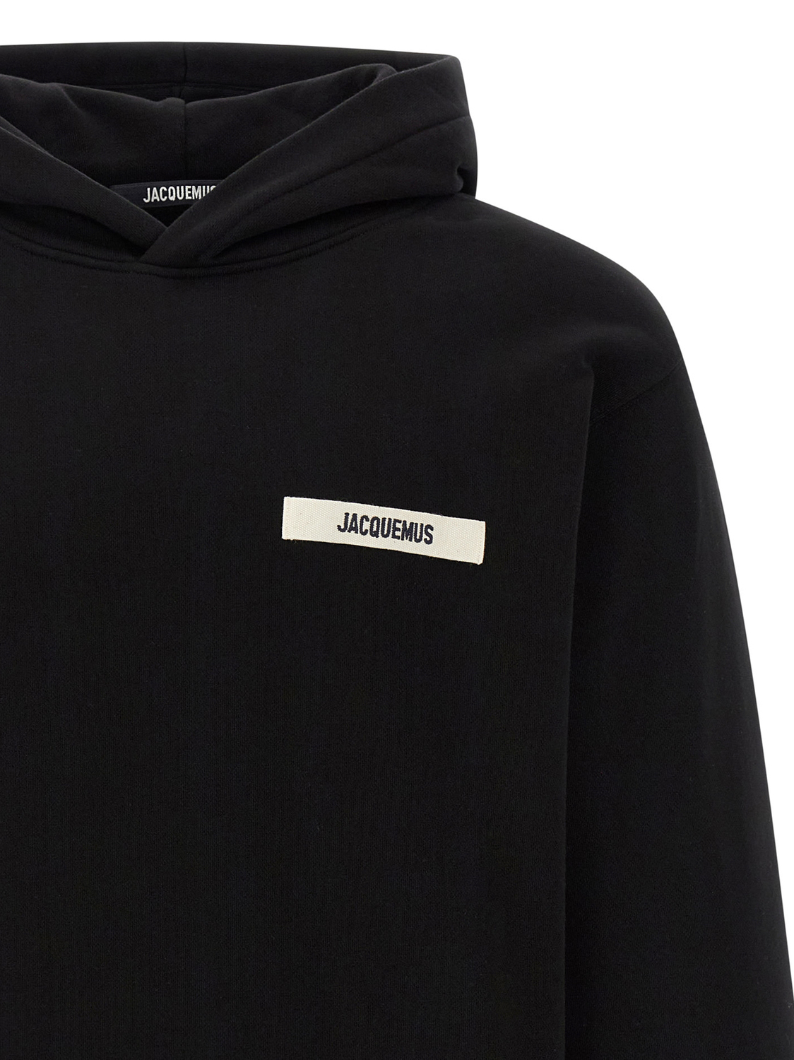 Свитшот 'Le Hoodie Gros Grain' JACQUEMUS, черный — фото 3