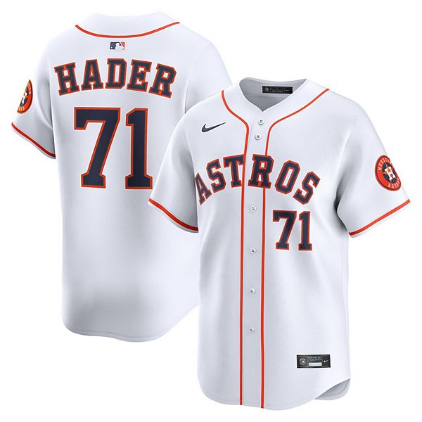 Мужская белая альтернативная лимитированная игровая футболка Houston Astros Джоша Хейдера Nike — фото 2