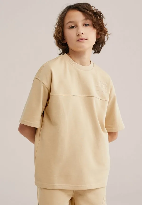 Футболка с принтом «голубой хребет» We Fashion, Beige — фото 2