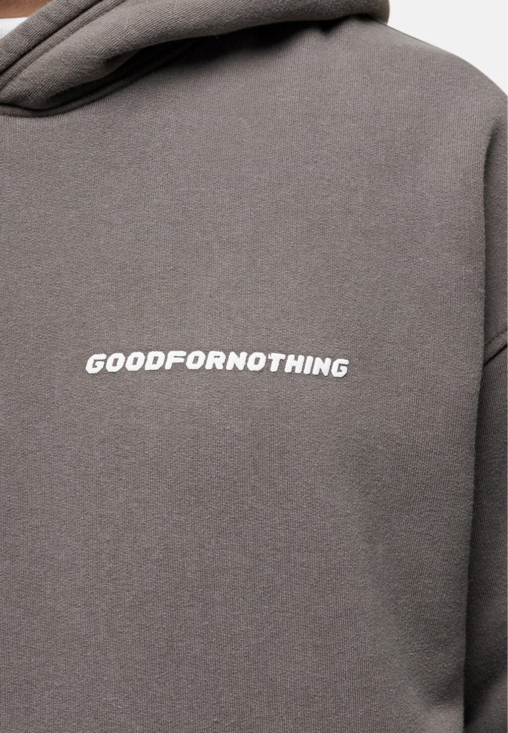 

Толстовка с капюшоном FOUNBUNG Good For Nothing, серо-коричневый