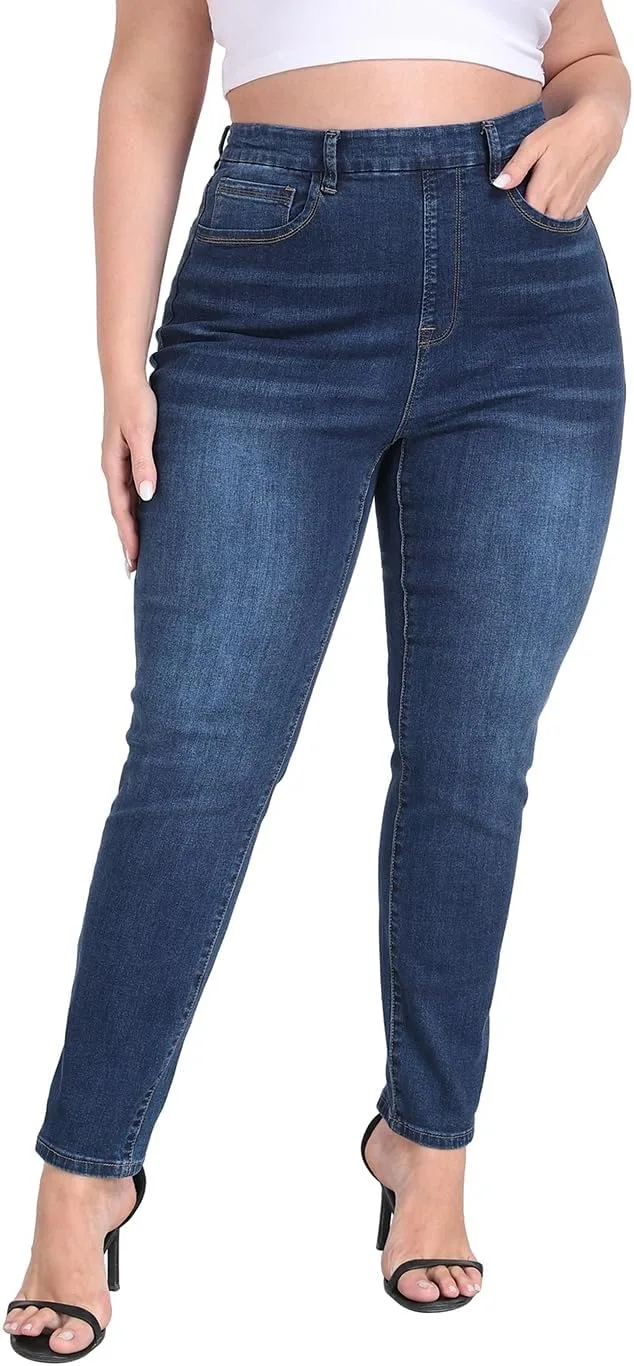 

Женские джинсы HDE Plus Size Skinny с карманами