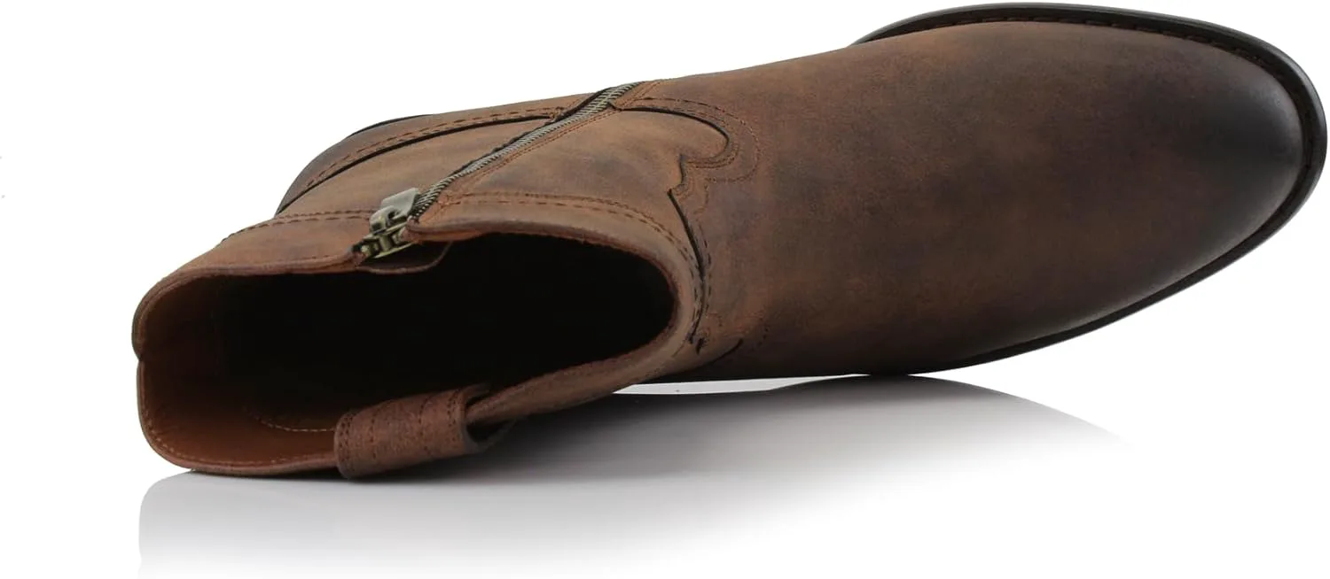 

Коллекция мужских вестерн-бутс Ferro Aldo | Повседневные и классические ботинки до щиколотки в стилях ковбой, челси и байкер для мужчин, коричневый