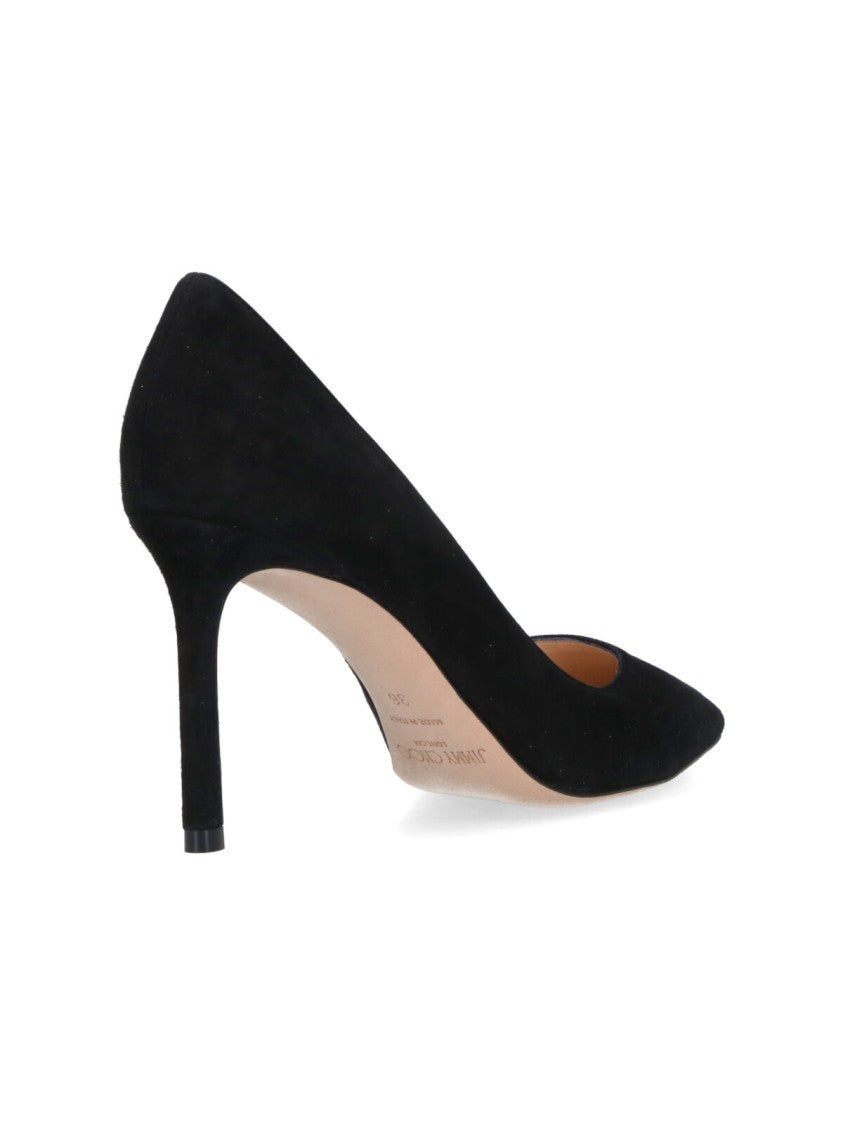 Туфли Romy 85 на шпильке черные Jimmy Choo — фото 4