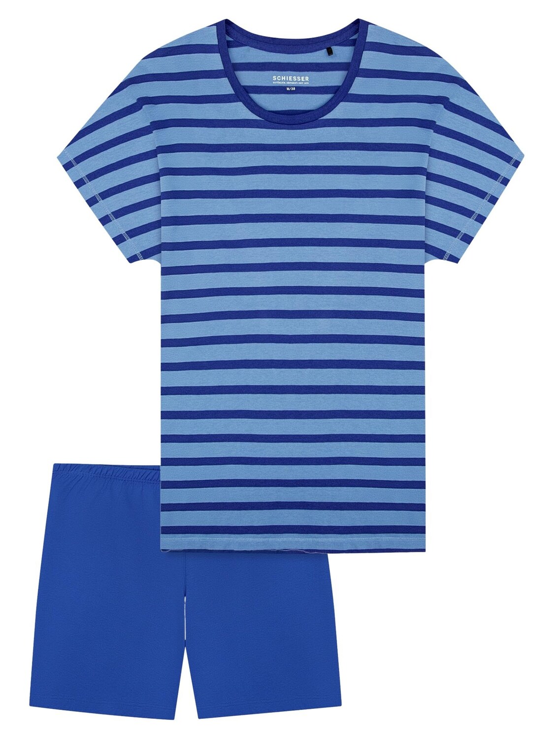 

SCHIESSER Пижама 'Casual Essentials' в синем, темно-синем цвете