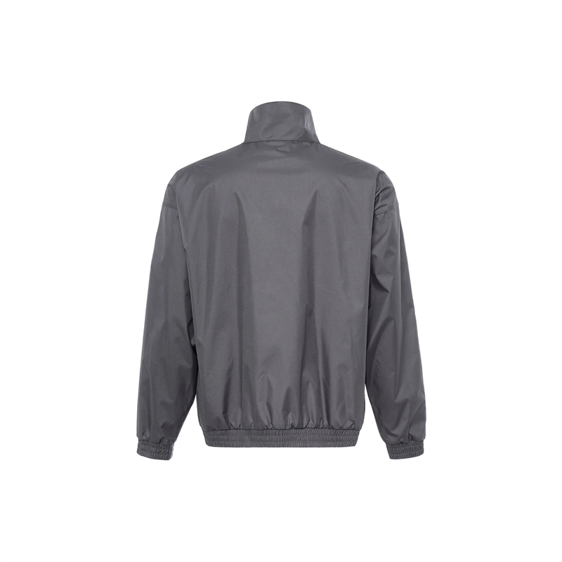 Adidas Originals Куртка ветровка серии Clover ветронепроницаемая и дышащая унисекс, Dark Gray — фото 2