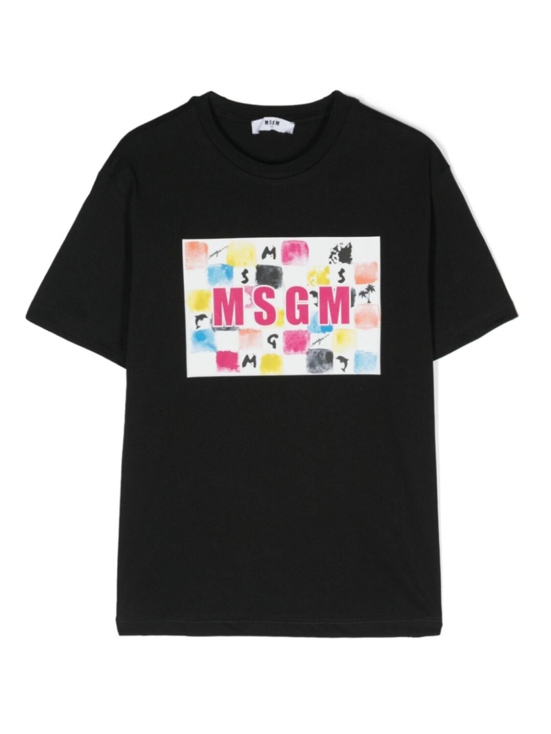 

Футболка с логотипом MSGM Kids, черный