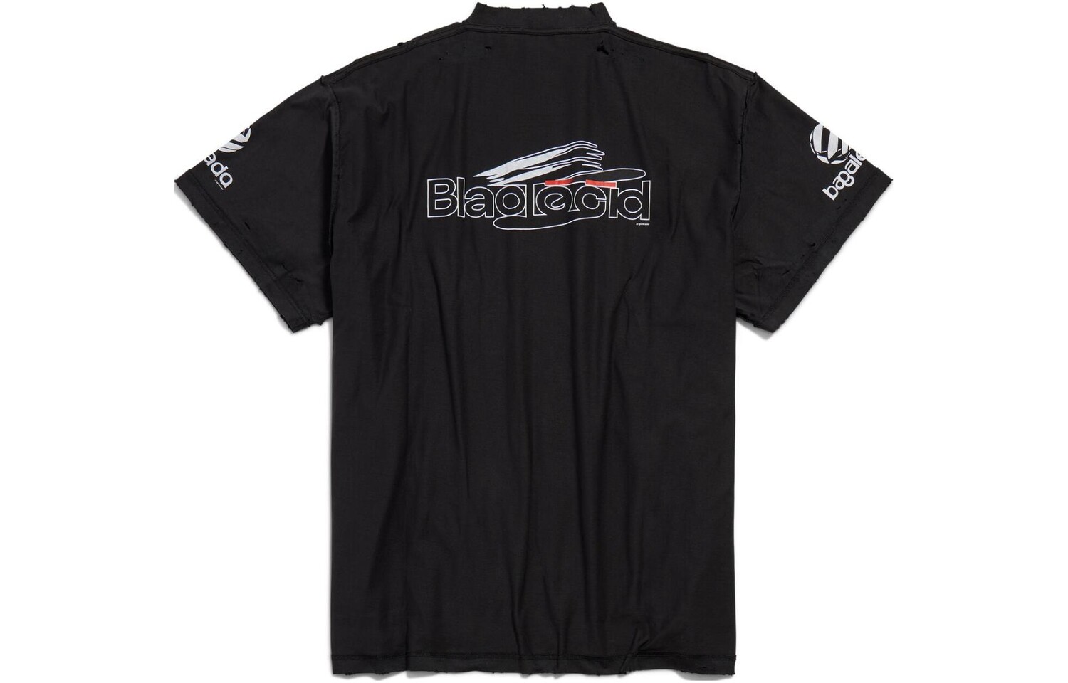 Футболка мужская Balenciaga Ai Generated Crewneck, черный — фото 2