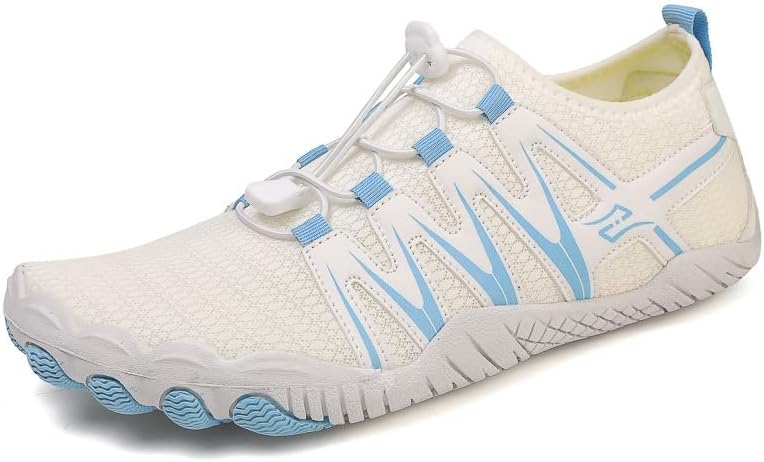 

Мужские кроссовки для фитнеса для помещений и улицы, с амортизацией и противоскользящей подошвой Qacksv, белый