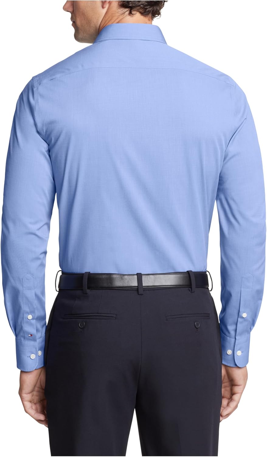 Рубашка мужская Tommy Hilfiger Flex Essentials на пуговицах, French Blue — фото 2