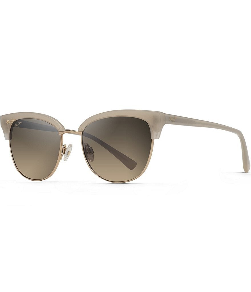 

Женские солнцезащитные очки «кошачий глаз» Maui Jim Lokelani 44 мм, коричневый