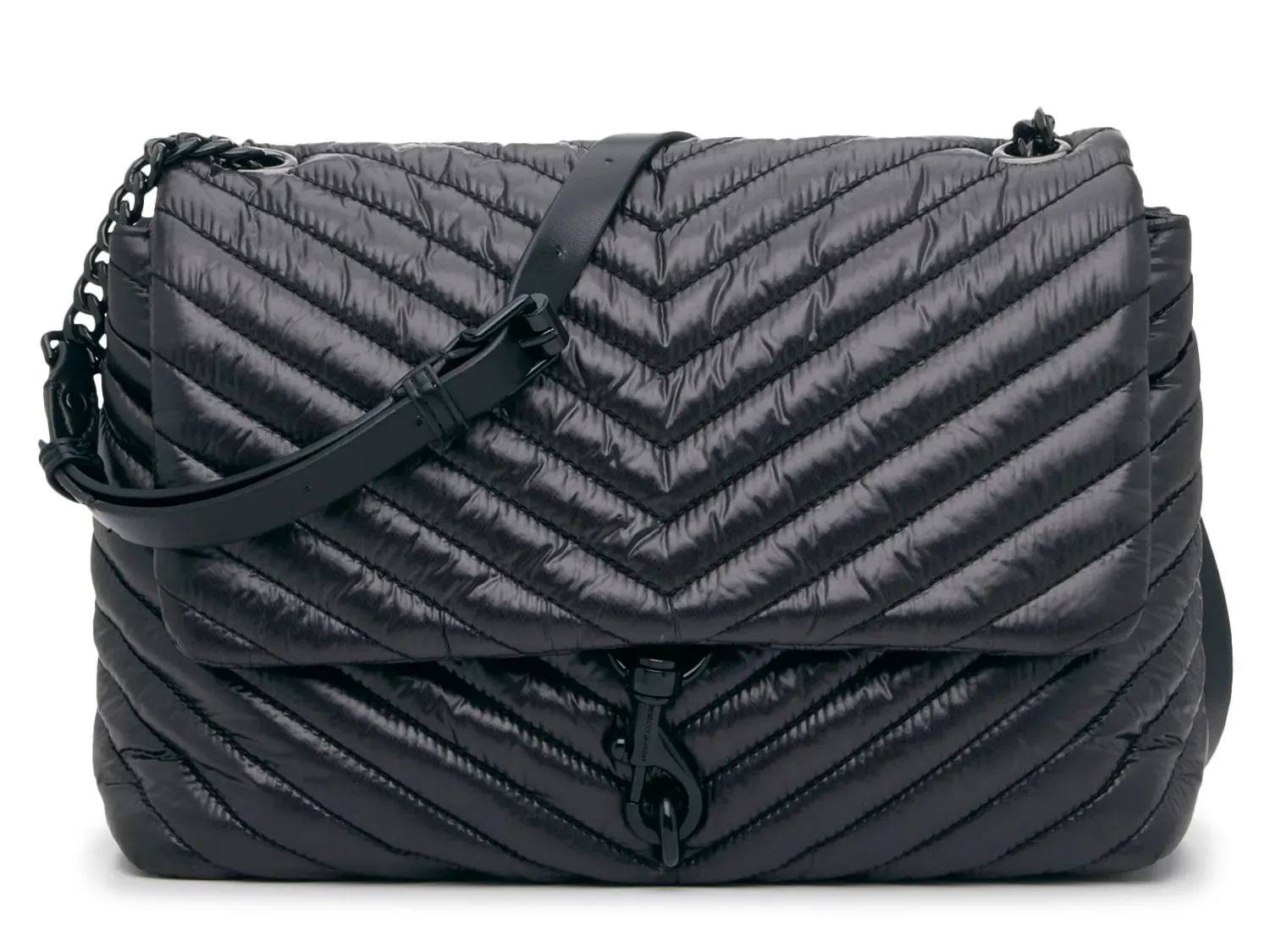 

Сумка-кроссбоди Rebecca Minkoff Edie, черная, Черный, Сумка-кроссбоди Rebecca Minkoff Edie, черная