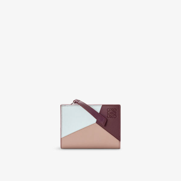 

Кошелек Puzzle compact из кожи Loewe, мультиколор