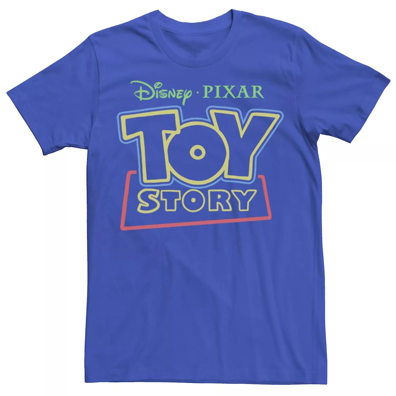 

Мужская футболка с неоновым логотипом «История игрушек» Disney / Pixar