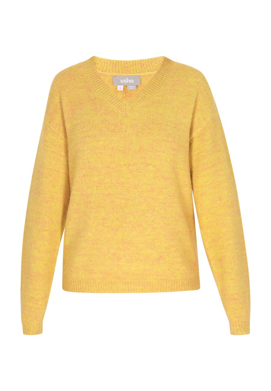 

Тонкий вязаный свитер Usha Sweater, цвет dark yellow