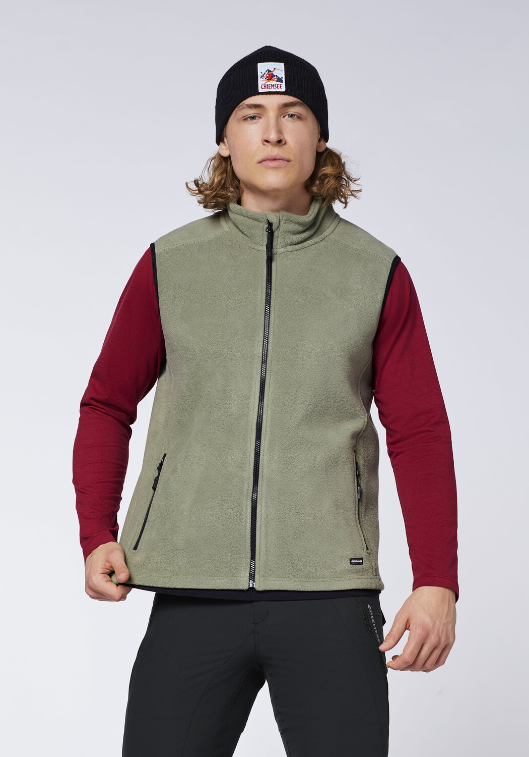 

Утепленный жилет Chiemsee Fleece, зеленый