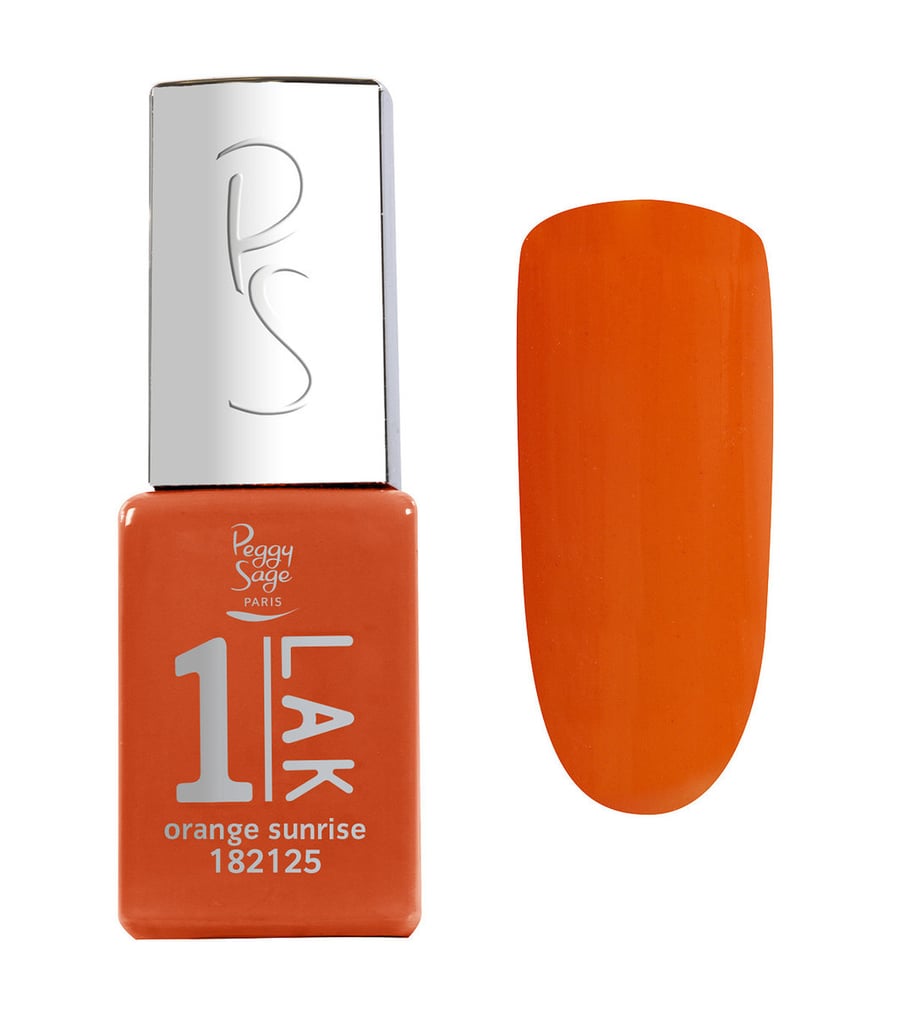 

1LAK Orange Sunrise гибридный лак 3в1 5мл Peggy Sage