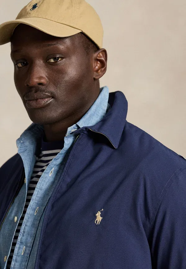 Куртка-бомбер летняя Polo Ralph Lauren Big & Tall, цвет изысканный синий — фото 4