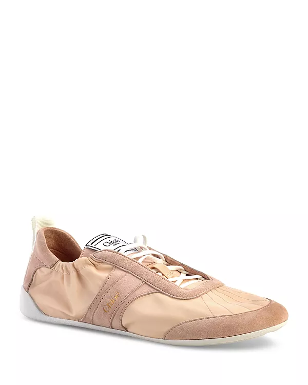 Женские кроссовки Chloé, розовый