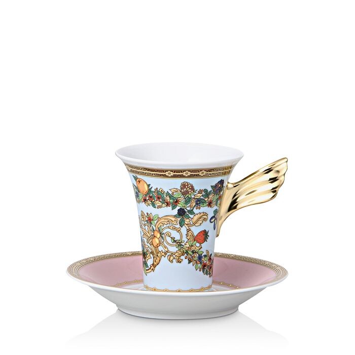 

Rosenthal Versace Butterfly Garden Кофейная чашка и блюдце, розовый