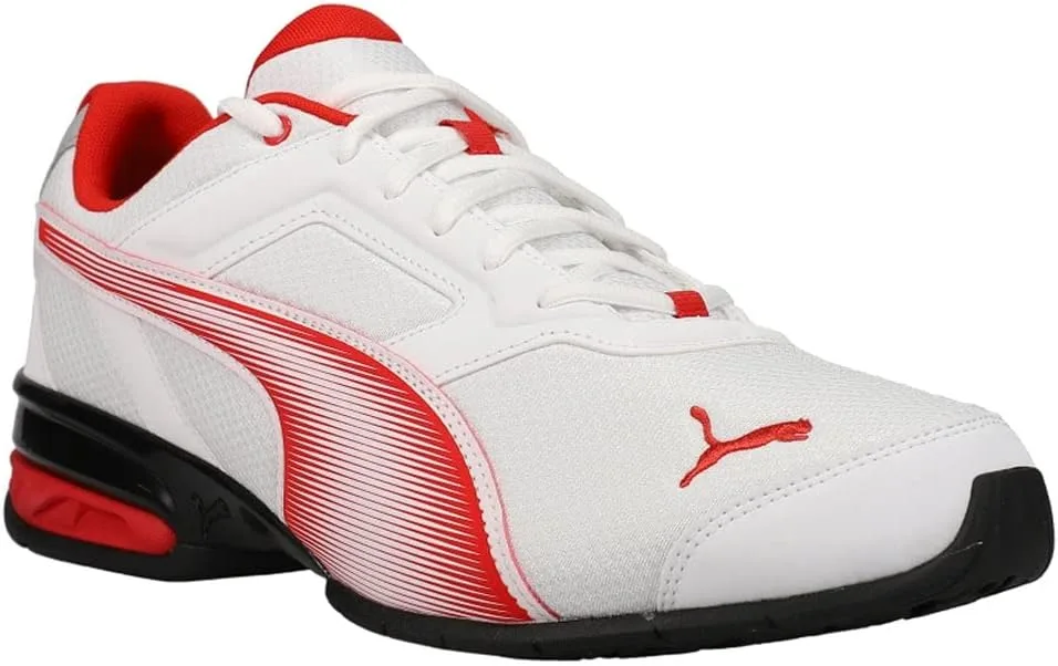 Мужские беговые кроссовки PUMA Tazon 7, белый/красный — фото 3