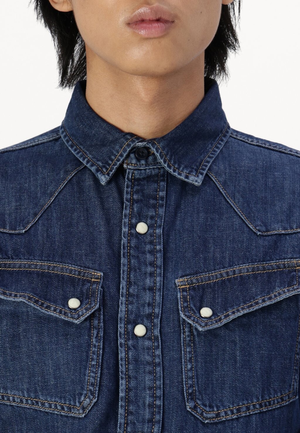 

Рубашка JJIRENO JJSHIRT Jack & Jones, синий деним