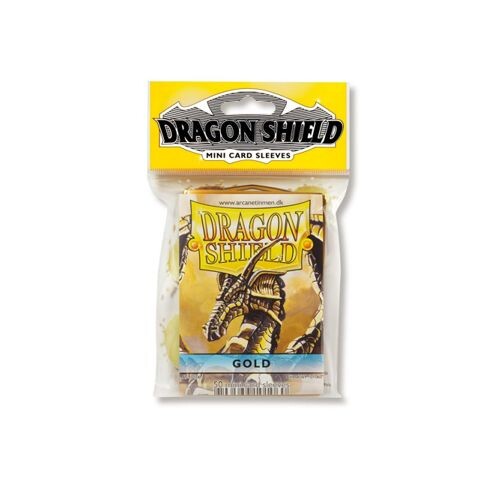 

Чехол для карточек Dragon Shield Mini – Gold (50 Ct. In Bag)