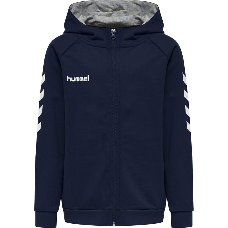 

Hmlgo Zip Hoodie Детская мультиспортивная толстовка унисекс с капюшоном HUMMEL, цвет blau