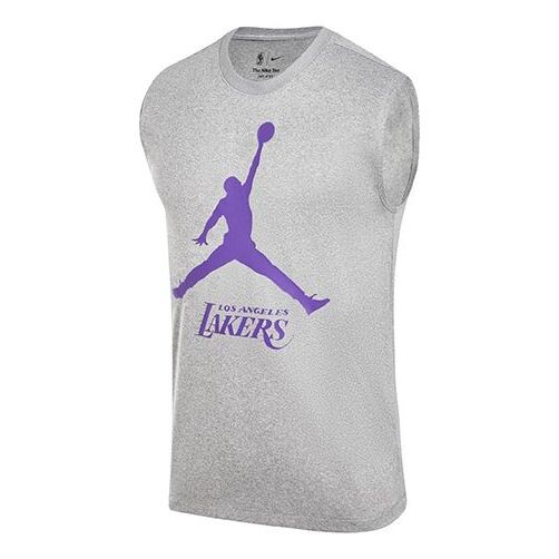 

Жилет Air Jordan Nba Lakers Vest 'Grey Purple', серый