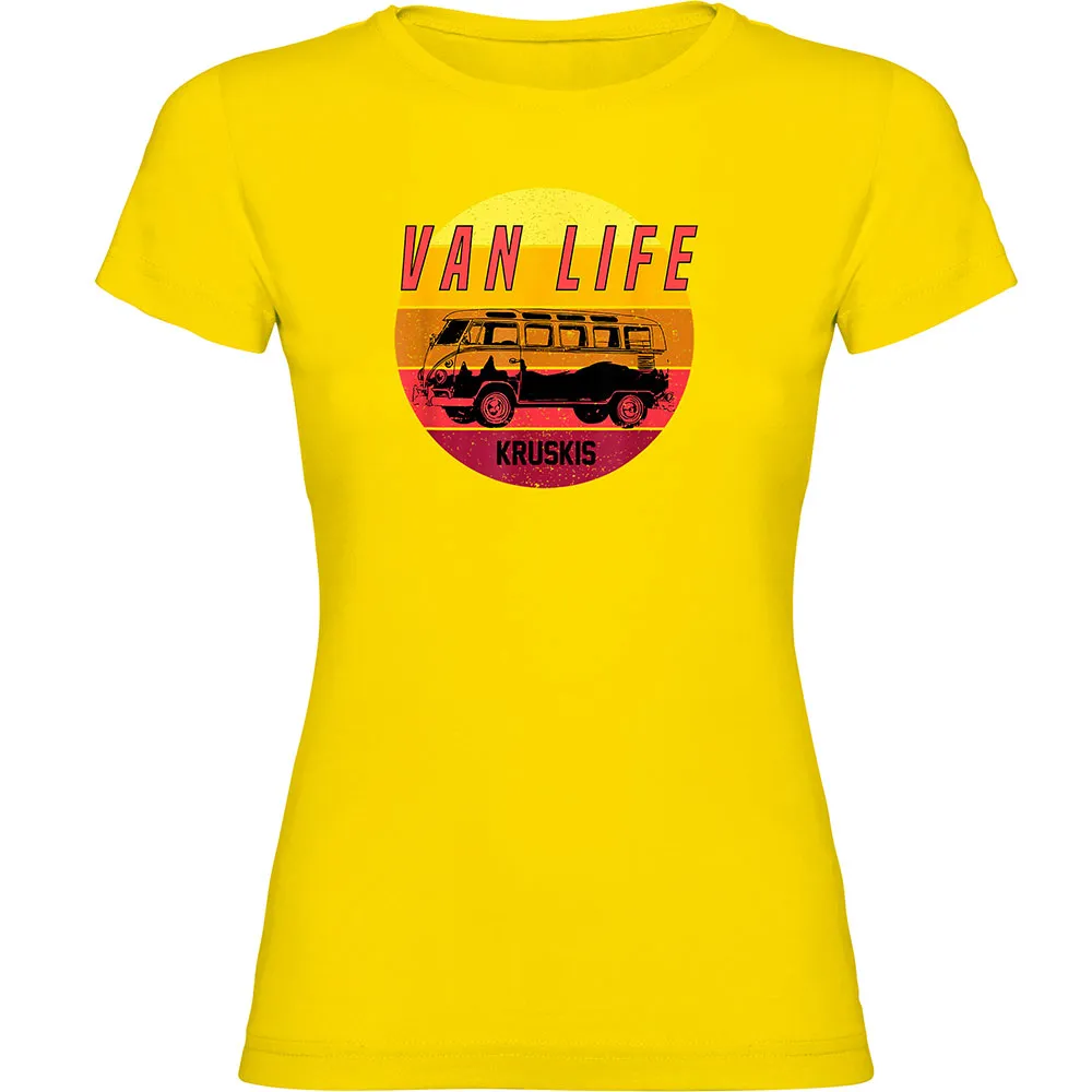 

Футболка с коротким рукавом Kruskis Van Life Sunset, желтый