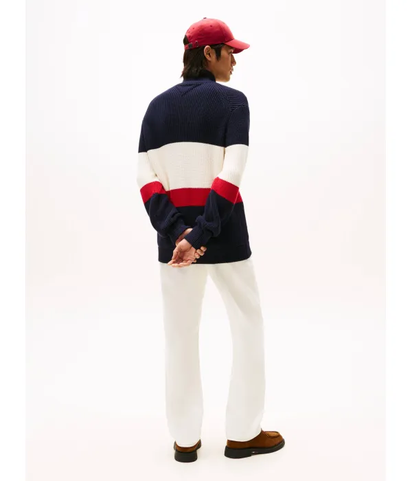 Свитер Loose fit Tommy Hilfiger, синий — фото 3