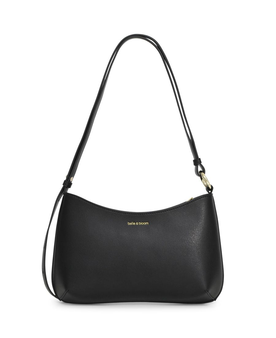 

Кожаная сумка через плечо Girls Like Us с заклепками Belle & Bloom, Black