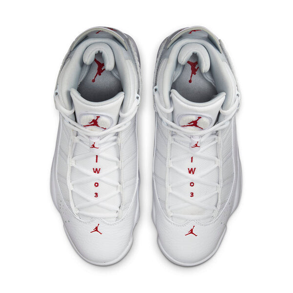 Кроссовки 6 колец Air Jordan, белый — фото 4