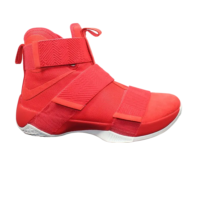 

Кроссовки Nike LeBron Soldier 10 SFG Lux 'University Red', красный