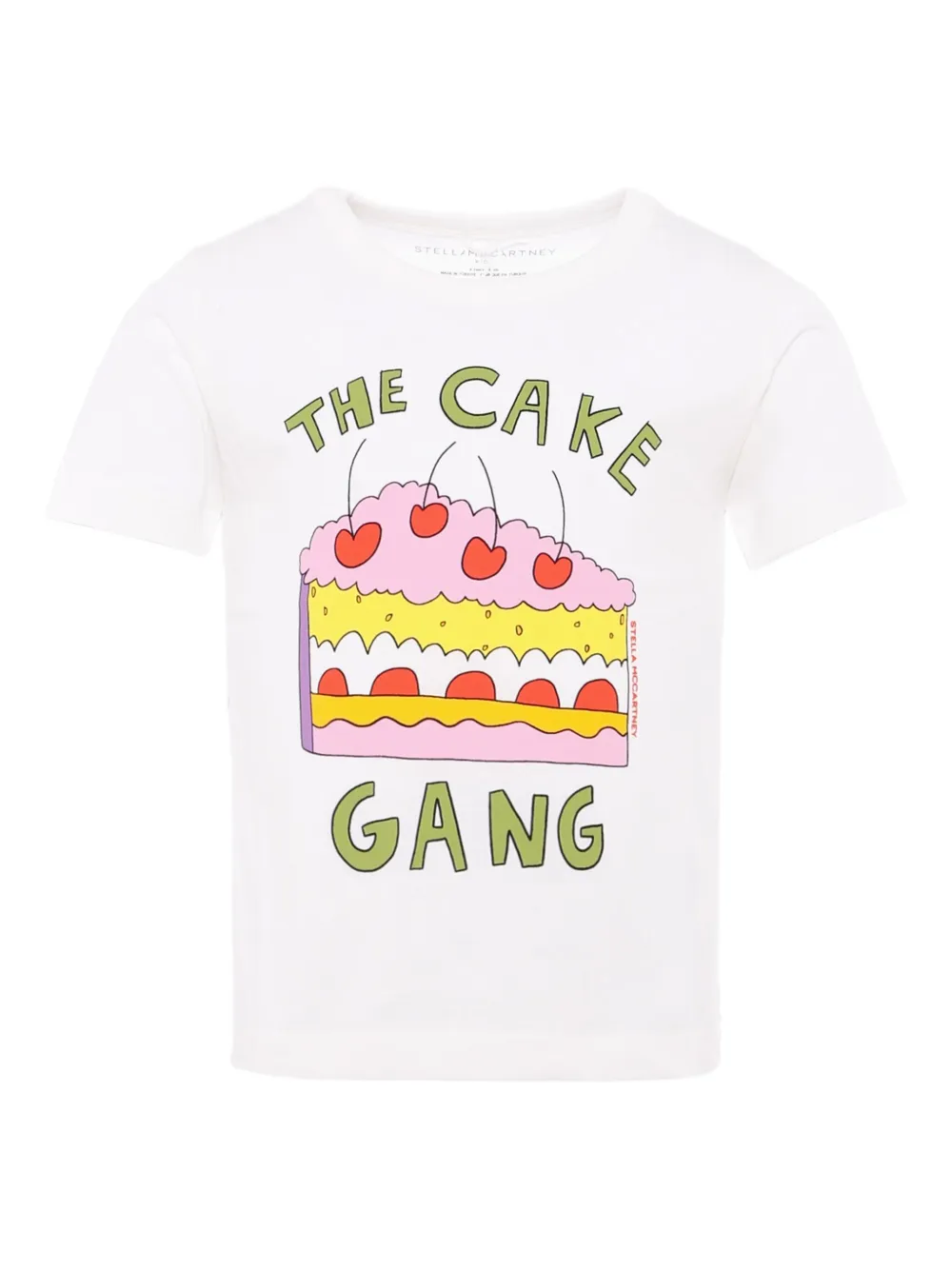

Футболка с мультяшным принтом Stella McCartney Kids, белый