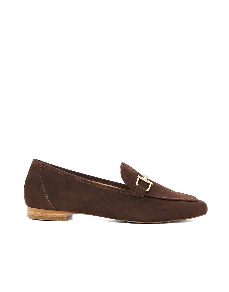 Лоферы Dune London Grained коричневого цвета