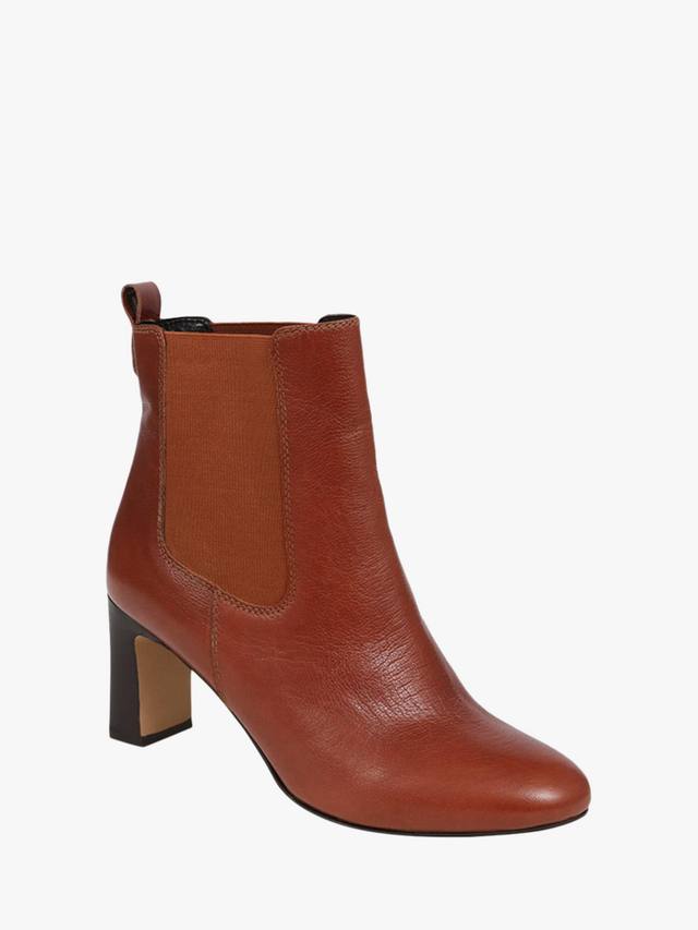 Ботильоны из кожи kalista на высоком каблуке Jones Bootmaker, желто-коричневый — фото 2