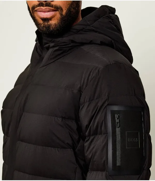 Пуховая куртка OW_Riplite JT HD regular fit Boss Green, черный — фото 4