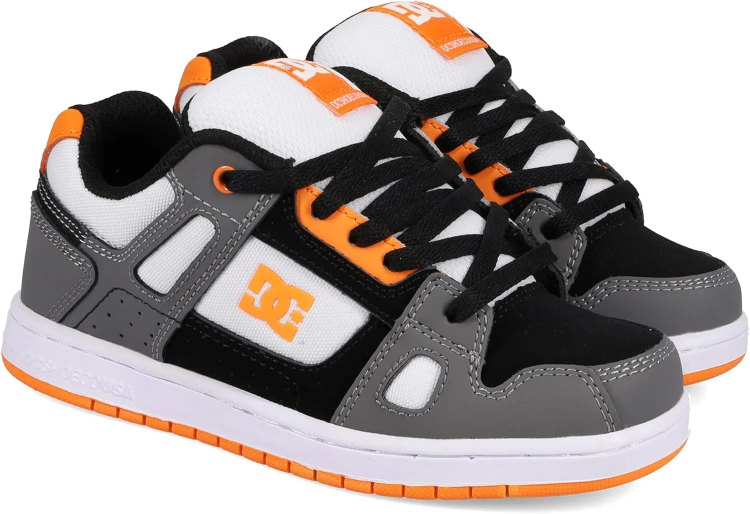 Кроссовки для скейтбординга DC Shoes цвет Grey/Black/Orange