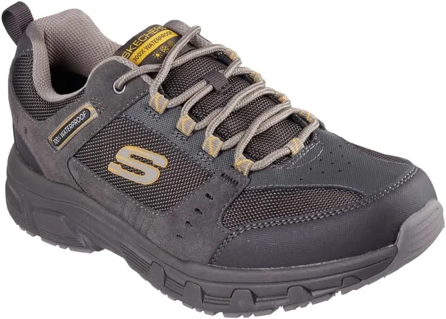 Мужские кроссовки Skechers Oak Canyon, Stone Suede Synthetic Brown Trim