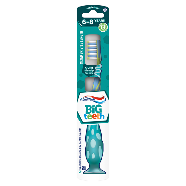 

Детская зубная щетка мягкая, 1 шт. Aquafresh Big teeth brush