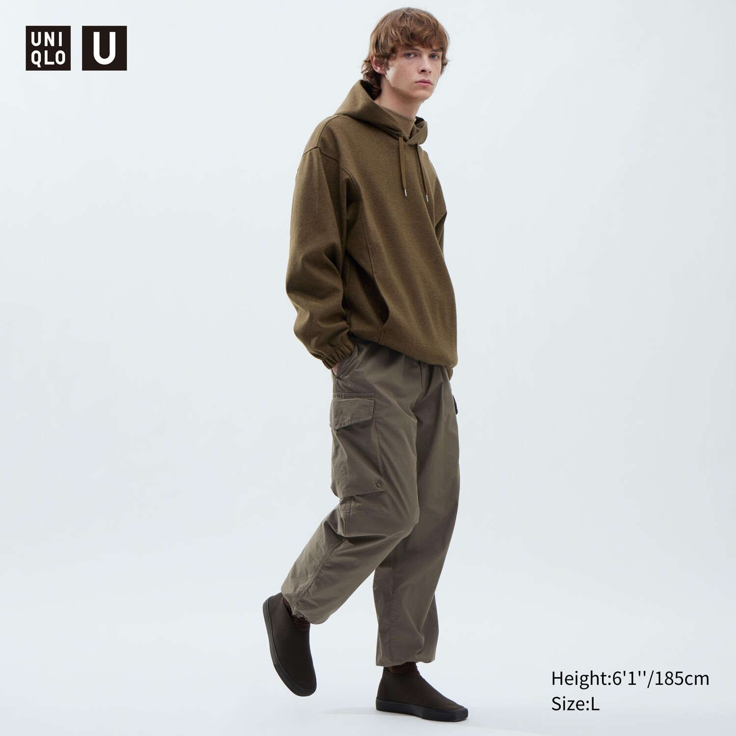 

Брюки-карго Uniqlo U широкого кроя с парашютом Uniqlo, оливковый, Зеленый, Брюки-карго Uniqlo U широкого кроя с парашютом Uniqlo, оливковый