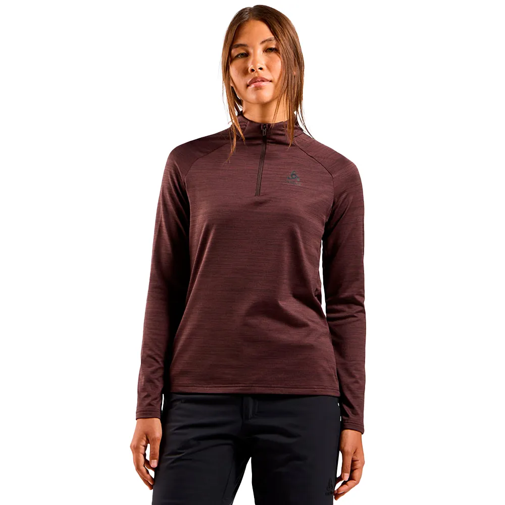 

Флис Odlo Essentials CW 200 half zip, коричневый
