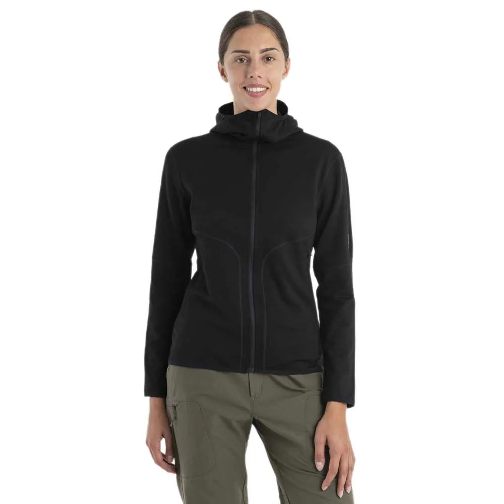

Толстовка Icebreaker Merino 560 RealFleece Elemental II full zip, черный
