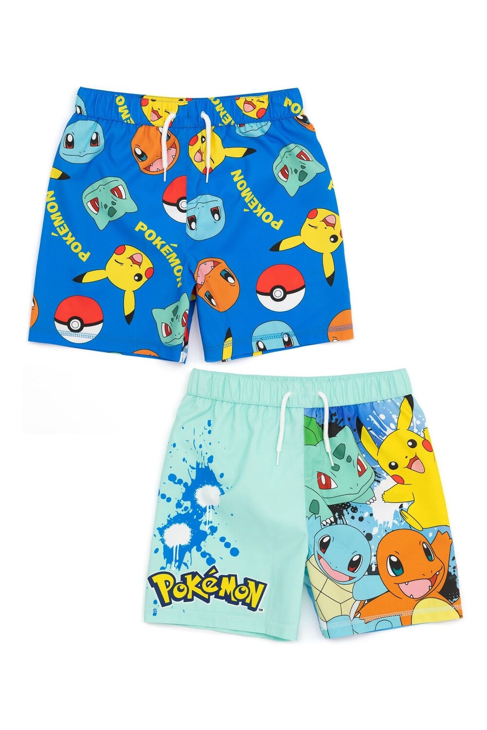

Шорты для плавания Pokemon boys, 2 шт в упаковке Vanilla Underground, синий