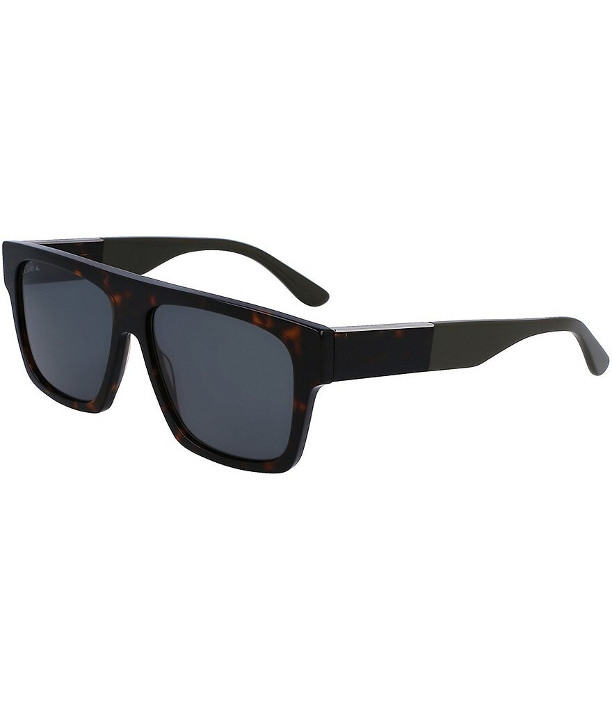

Lacoste Женские прямоугольные солнцезащитные очки L984S 57 мм Dark Havana, коричневый