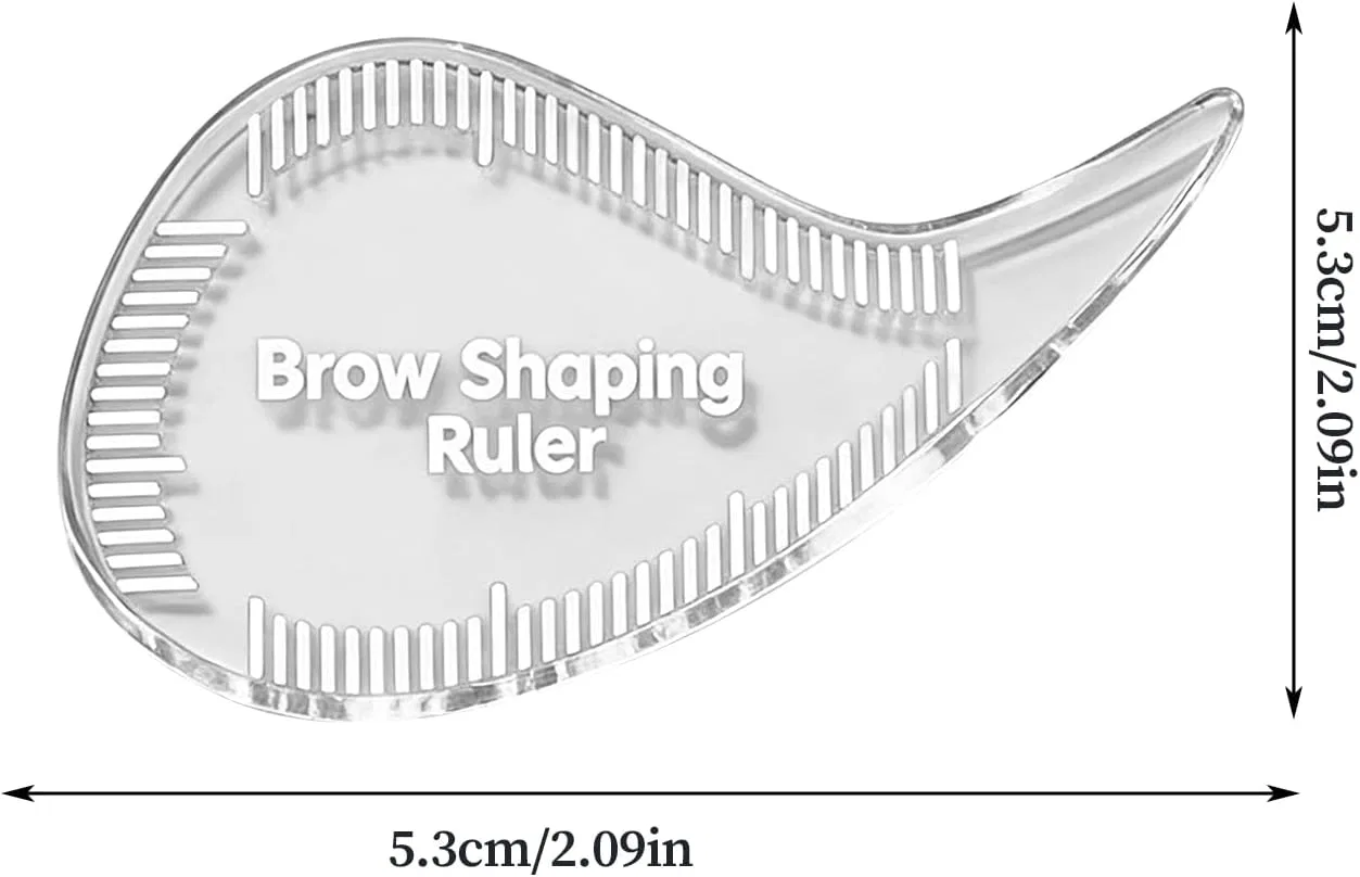 Трафарет для бровей акриловый, Generic, 1 шт., 5.3x5.3 см — фото 2